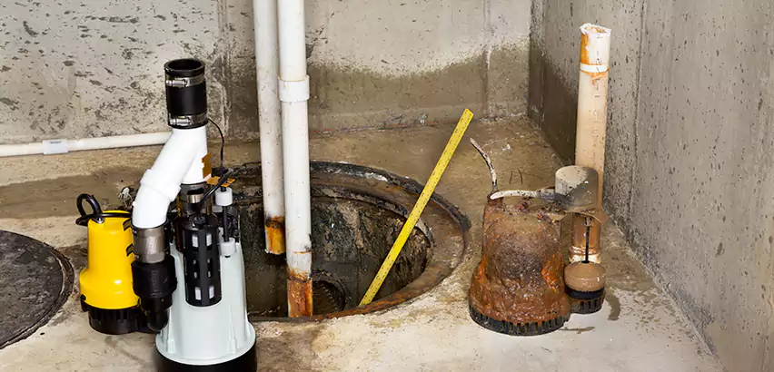 Installing Sump Pump in Finished Basement in Hauppauge, NY